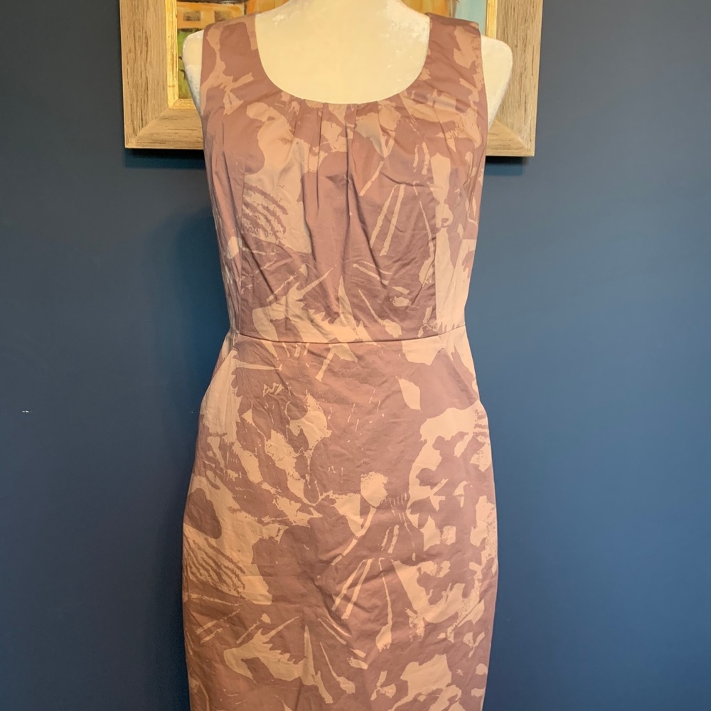Loft lavender abstract sz 8 dress